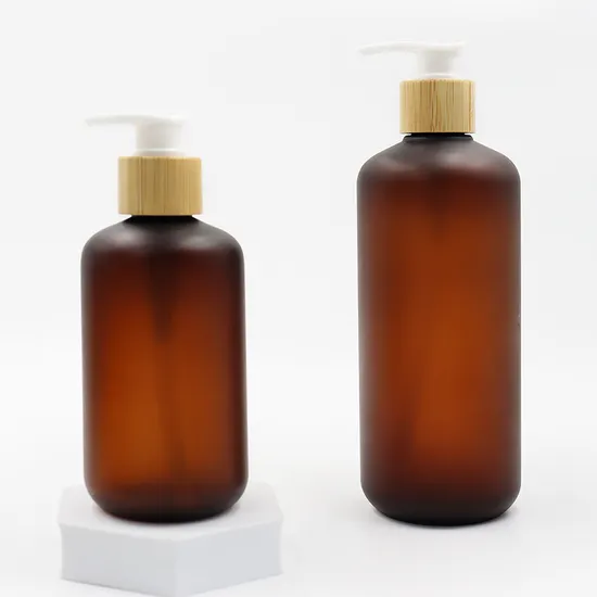 Brown 500 ml 1000 ml PP, PE, HDPE shampooing cosmétique médical pour animaux de compagnie vaccin quotidien bouteille en plastique pour animaux avec couvercle