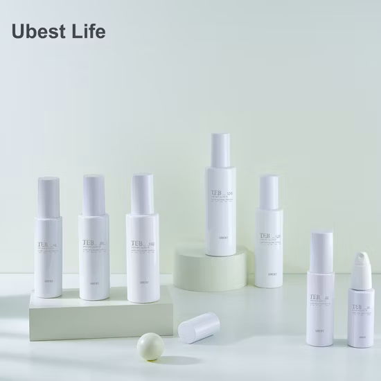 Bouteille cosmétique en plastique PET 120/150 ml pour lotion, essence et toner